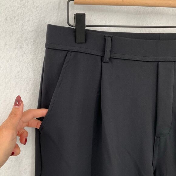 NWT Halara Black Flex High Waisted Pocket Straight Leg Work Pants Sz Large Tall - Picture 5 of 10